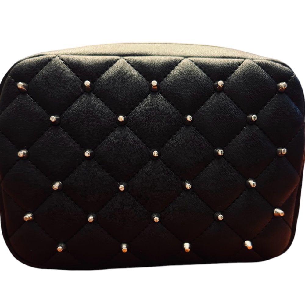 Rebecca Minkoff Black Quilted studded
 Crossbody Bag